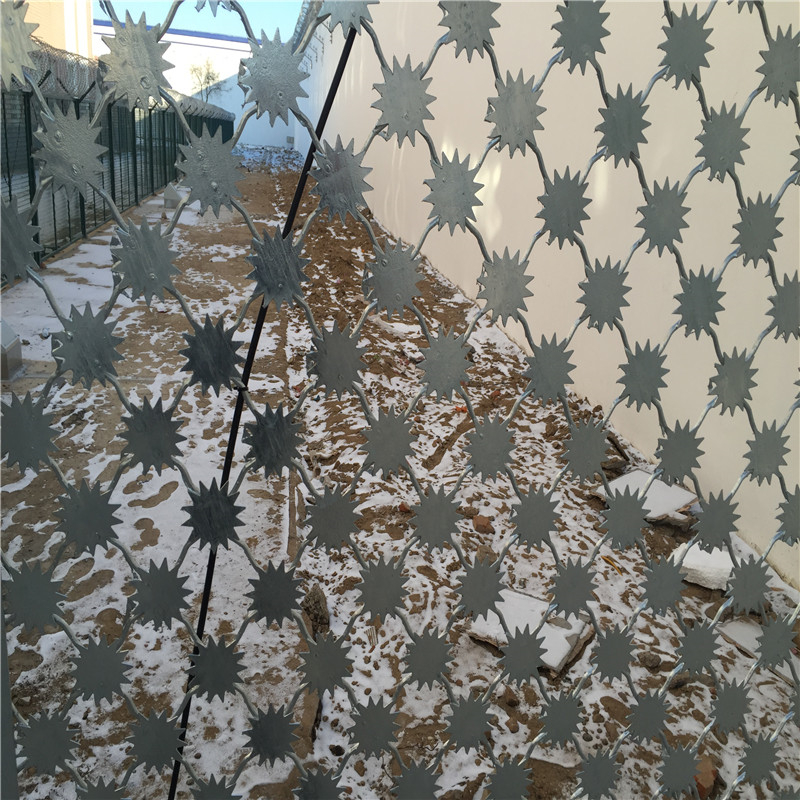 监狱梅花刺片隔离网